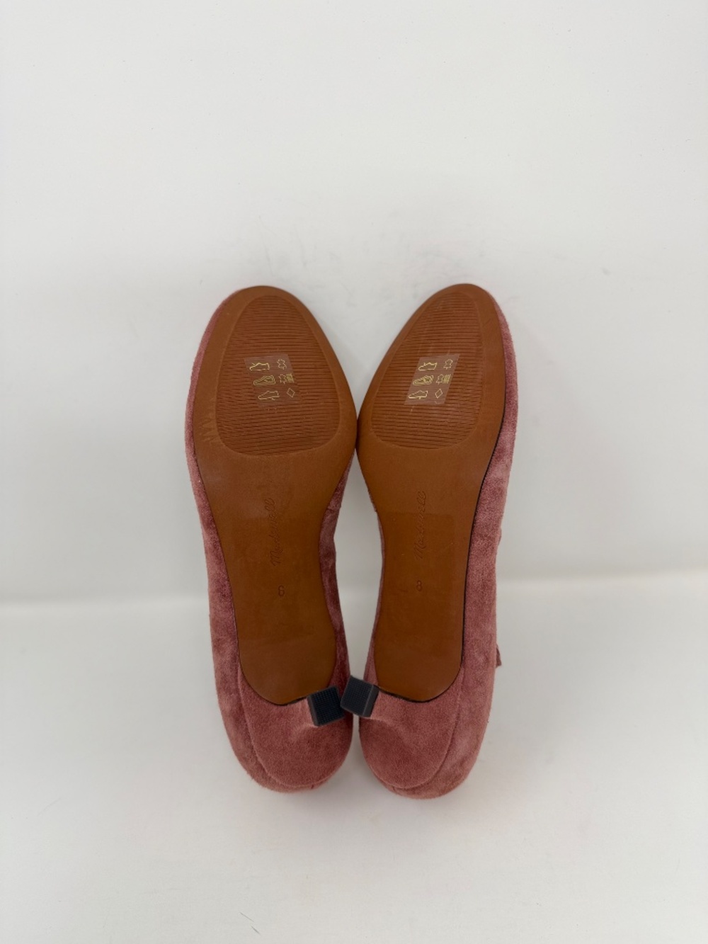 New Madewell The Remy Lace Up Pump Rosy Mauve Sz 8 - Picture 13 of 13